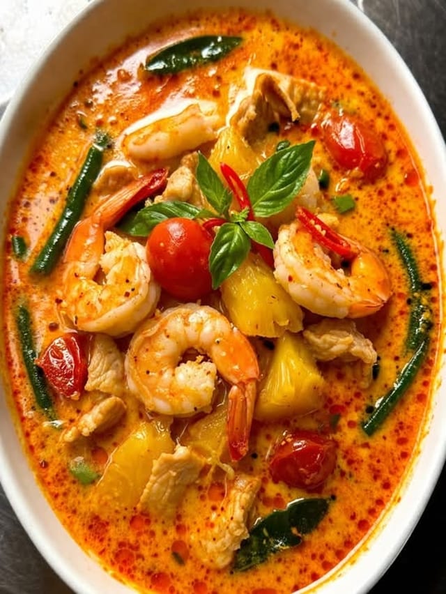 Pineapple Red Curry.